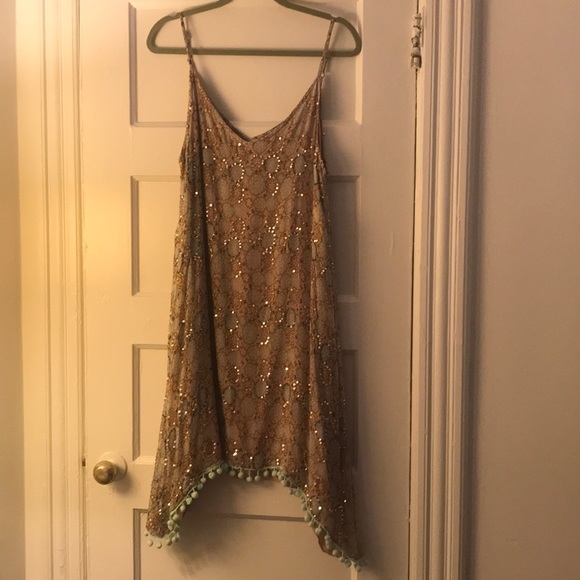 NWT Anthropologie Amalfi Sequin Dress - Picture 5 of 7